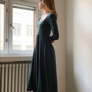 Aritzia Market Dress, Taupe, Long Sleeve